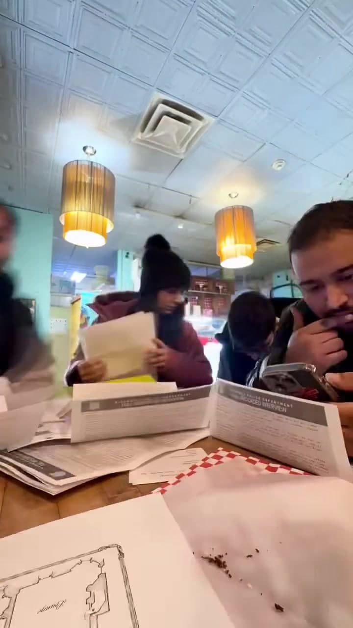 Team 1 solving puzzles in timelapse